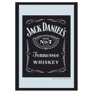 Jack Daniel's - black logo - Spegeltavla / Pubspegel / Barspegel