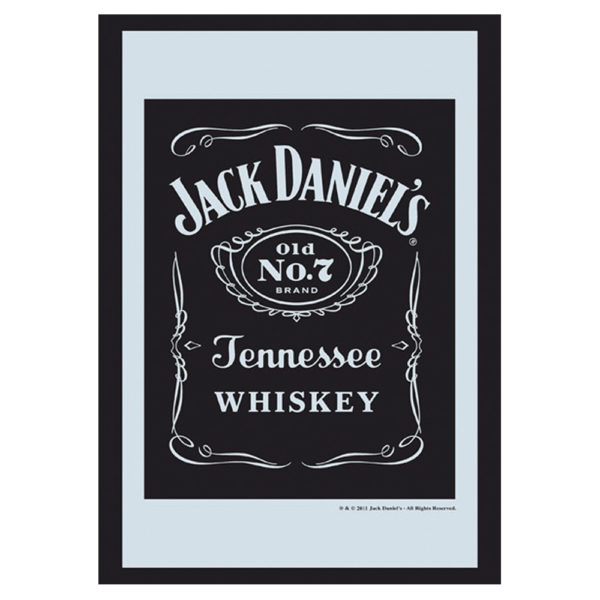 Jack Daniel's - black logo - Spegeltavla / Pubspegel / Barspegel