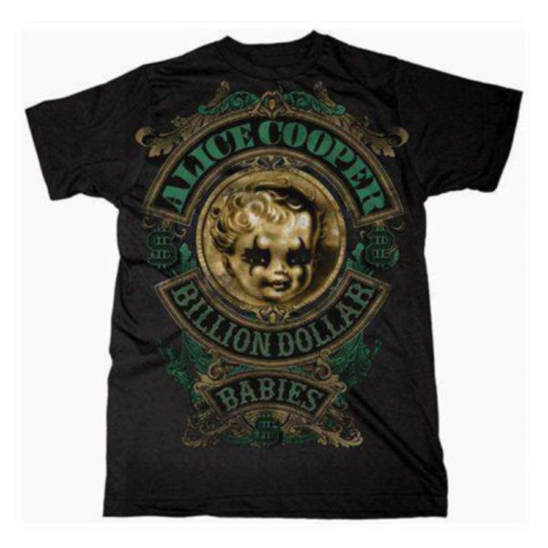 Alice Cooper - T-Shirt - Billion Dollar Baby Crest