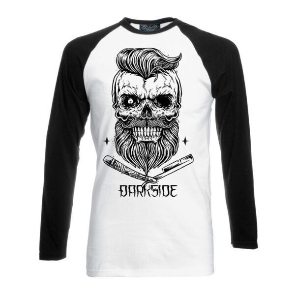 Darkside - Långärmad T-shirt - Bearded Skull