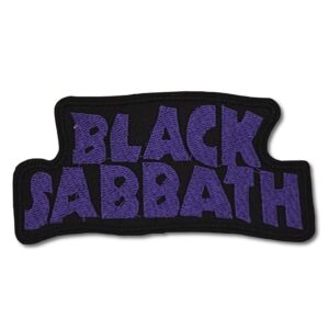 Black Sabbath - Tygmärke - Purple Logo