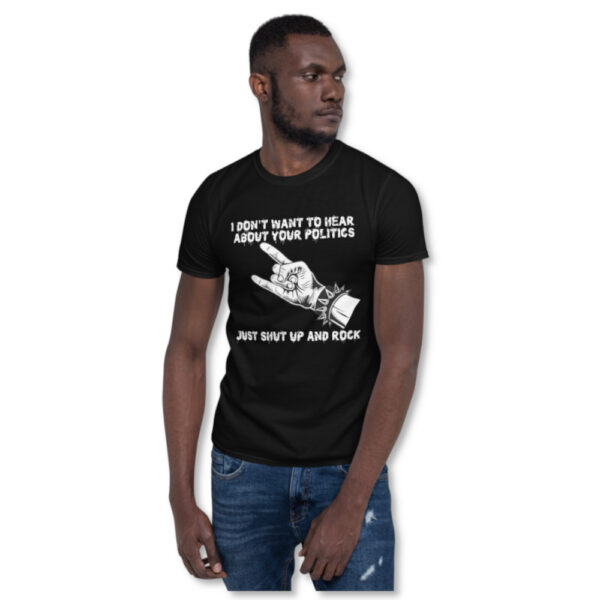 Darkshadow - T-shirt - Shut up and rock - Svart