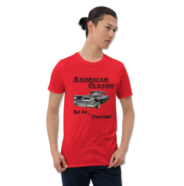 Chevrolet – T-Shirt – Bel Air 1958 - Röd