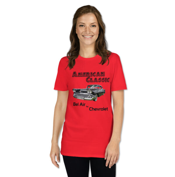 Chevrolet – T-Shirt – Bel Air 1958 - Röd